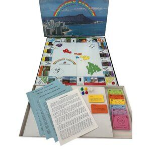 COMPLETE! Vintage 1981 Discover Hawaii Travel Board Game The Imagination Factory
